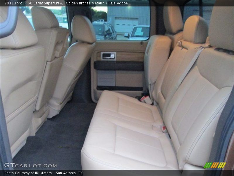 Golden Bronze Metallic / Pale Adobe 2011 Ford F150 Lariat SuperCrew