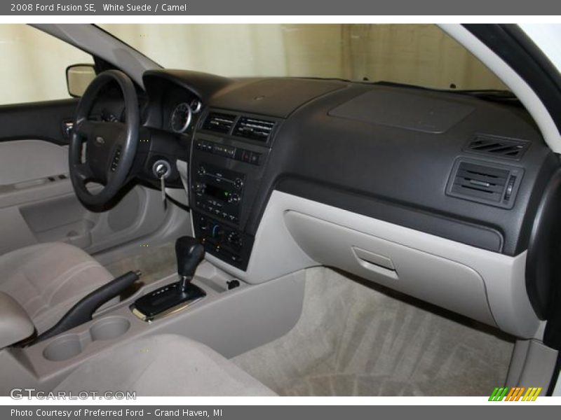 White Suede / Camel 2008 Ford Fusion SE