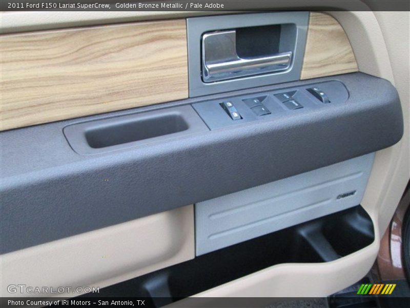 Golden Bronze Metallic / Pale Adobe 2011 Ford F150 Lariat SuperCrew