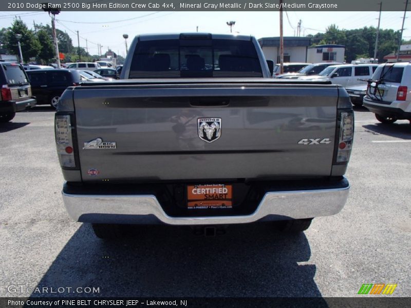 Mineral Gray Metallic / Dark Slate/Medium Graystone 2010 Dodge Ram 2500 Big Horn Edition Crew Cab 4x4