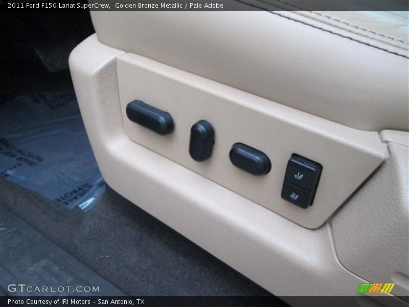Golden Bronze Metallic / Pale Adobe 2011 Ford F150 Lariat SuperCrew