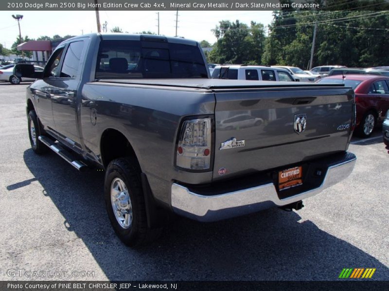 Mineral Gray Metallic / Dark Slate/Medium Graystone 2010 Dodge Ram 2500 Big Horn Edition Crew Cab 4x4