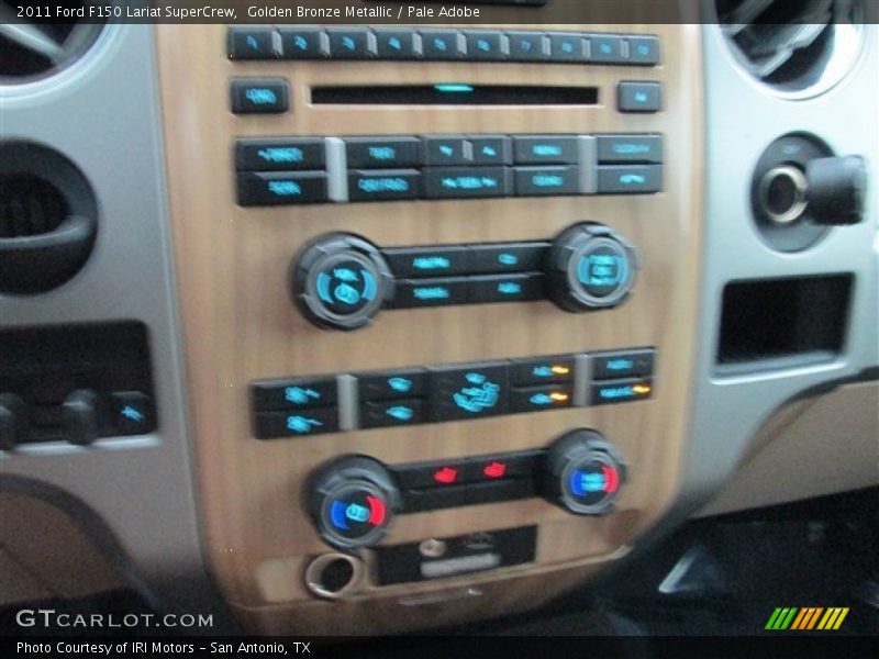Golden Bronze Metallic / Pale Adobe 2011 Ford F150 Lariat SuperCrew