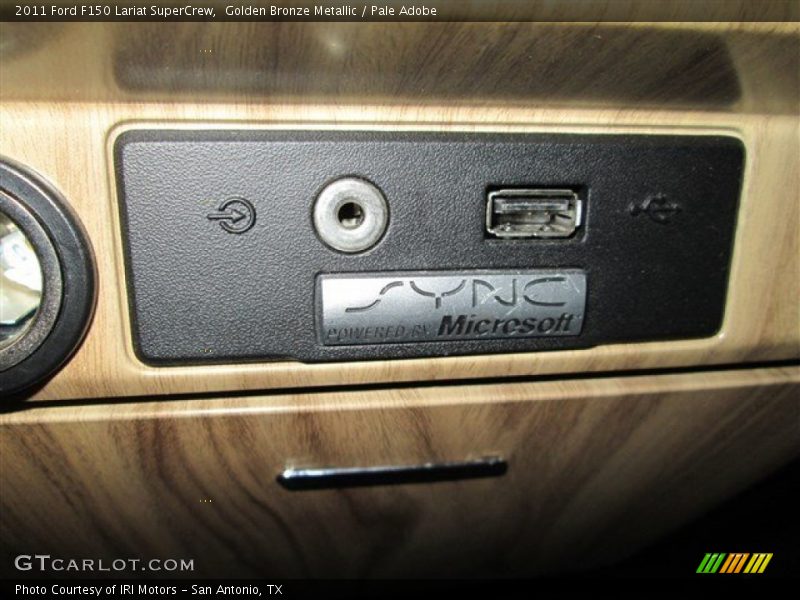 Golden Bronze Metallic / Pale Adobe 2011 Ford F150 Lariat SuperCrew