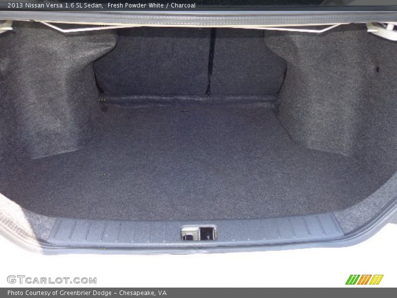 Fresh Powder White / Charcoal 2013 Nissan Versa 1.6 SL Sedan