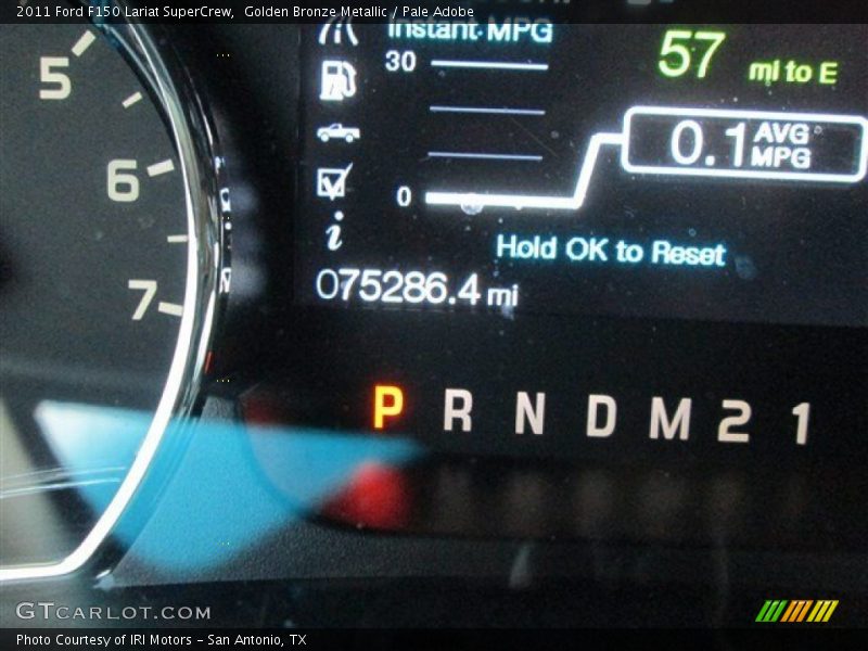 Golden Bronze Metallic / Pale Adobe 2011 Ford F150 Lariat SuperCrew