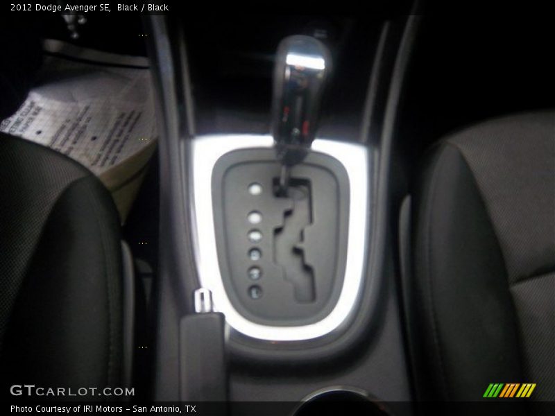 Black / Black 2012 Dodge Avenger SE