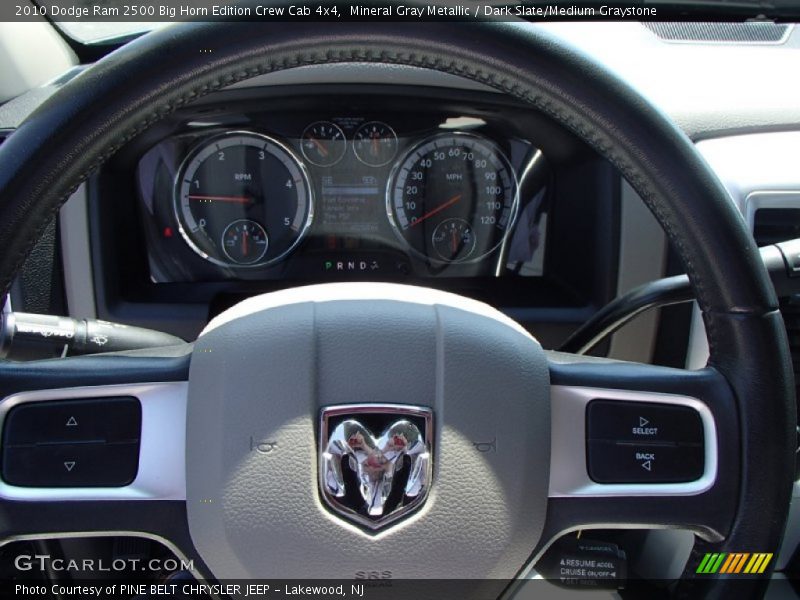 Mineral Gray Metallic / Dark Slate/Medium Graystone 2010 Dodge Ram 2500 Big Horn Edition Crew Cab 4x4
