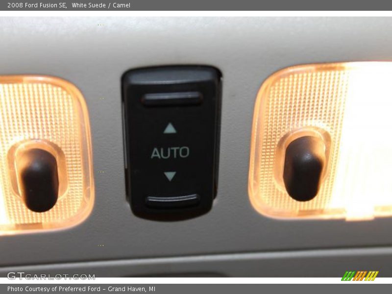 White Suede / Camel 2008 Ford Fusion SE