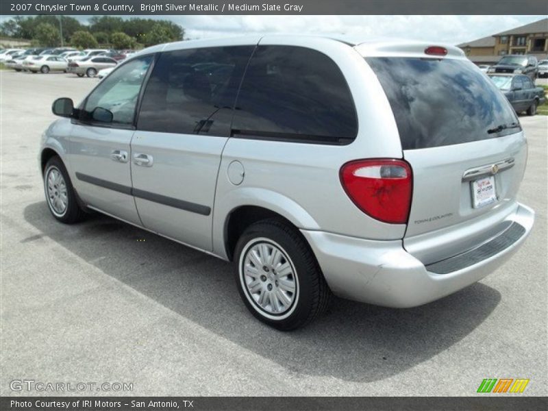 Bright Silver Metallic / Medium Slate Gray 2007 Chrysler Town & Country