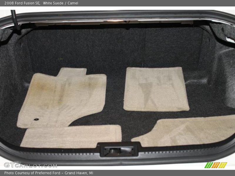 White Suede / Camel 2008 Ford Fusion SE