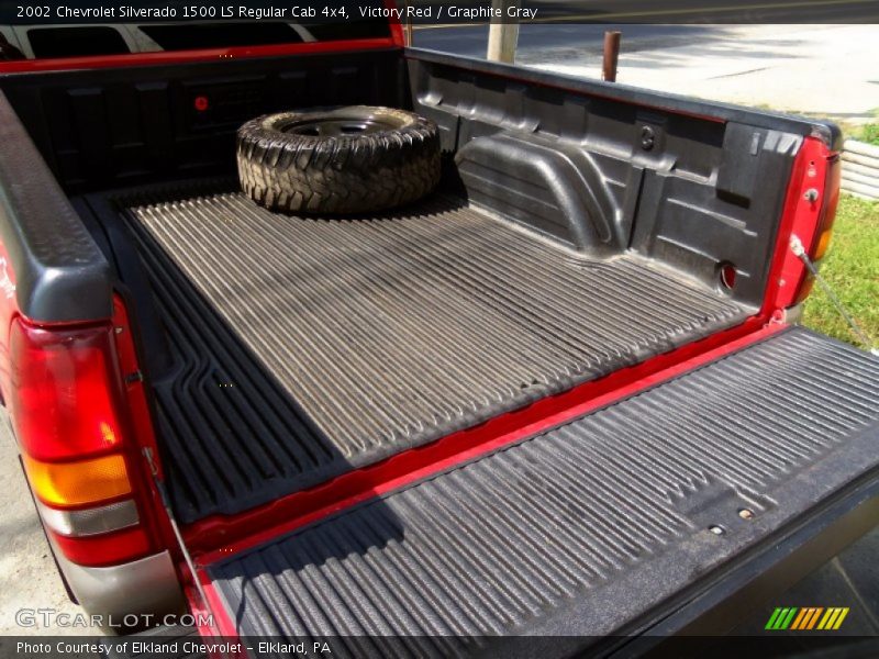 Victory Red / Graphite Gray 2002 Chevrolet Silverado 1500 LS Regular Cab 4x4