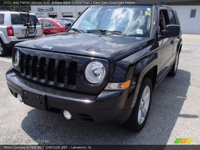 Brilliant Black Crystal Pearl / Dark Slate Gray/Light Pebble 2011 Jeep Patriot Latitude 4x4
