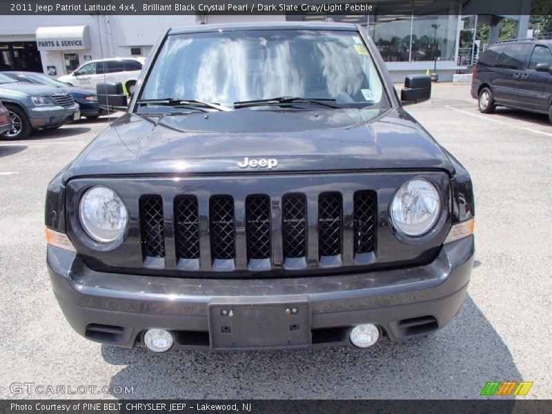 Brilliant Black Crystal Pearl / Dark Slate Gray/Light Pebble 2011 Jeep Patriot Latitude 4x4