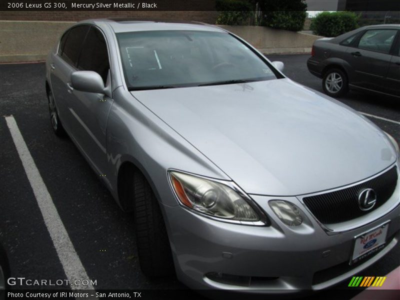 Mercury Silver Metallic / Black 2006 Lexus GS 300