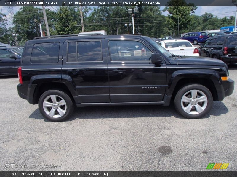 Brilliant Black Crystal Pearl / Dark Slate Gray/Light Pebble 2011 Jeep Patriot Latitude 4x4