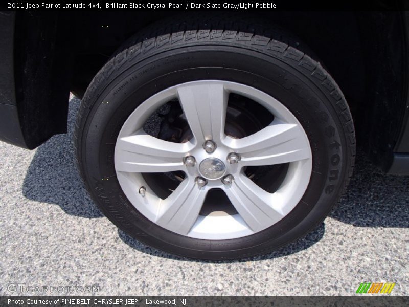 Brilliant Black Crystal Pearl / Dark Slate Gray/Light Pebble 2011 Jeep Patriot Latitude 4x4