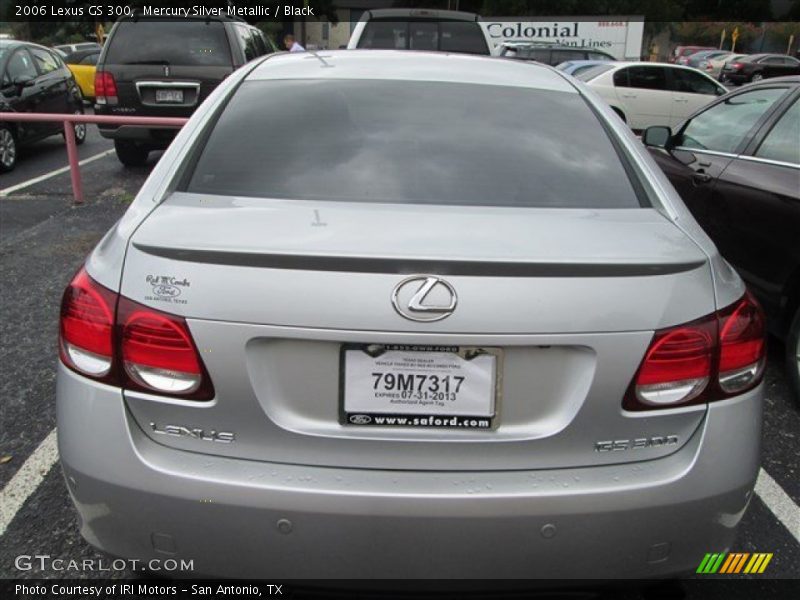 Mercury Silver Metallic / Black 2006 Lexus GS 300