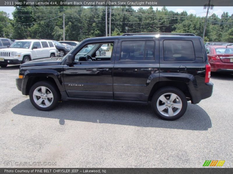 Brilliant Black Crystal Pearl / Dark Slate Gray/Light Pebble 2011 Jeep Patriot Latitude 4x4