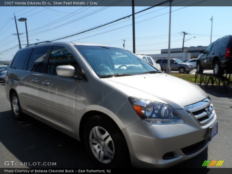 Silver Pearl Metallic / Gray 2007 Honda Odyssey EX-L