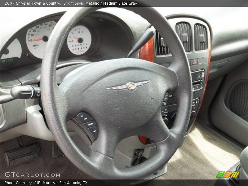 Bright Silver Metallic / Medium Slate Gray 2007 Chrysler Town & Country