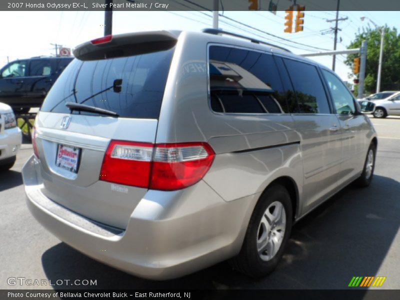 Silver Pearl Metallic / Gray 2007 Honda Odyssey EX-L