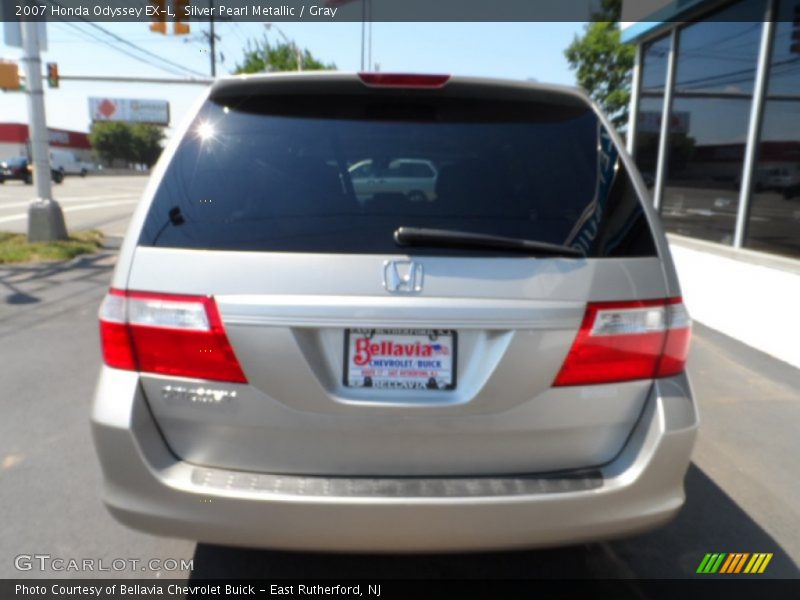 Silver Pearl Metallic / Gray 2007 Honda Odyssey EX-L