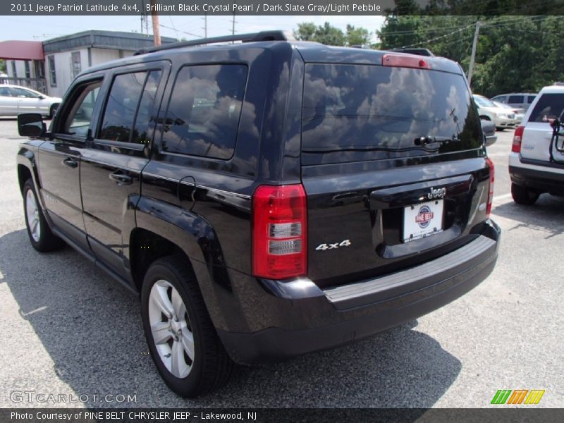 Brilliant Black Crystal Pearl / Dark Slate Gray/Light Pebble 2011 Jeep Patriot Latitude 4x4