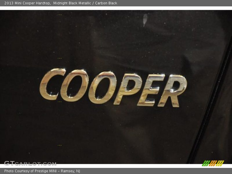 Midnight Black Metallic / Carbon Black 2013 Mini Cooper Hardtop