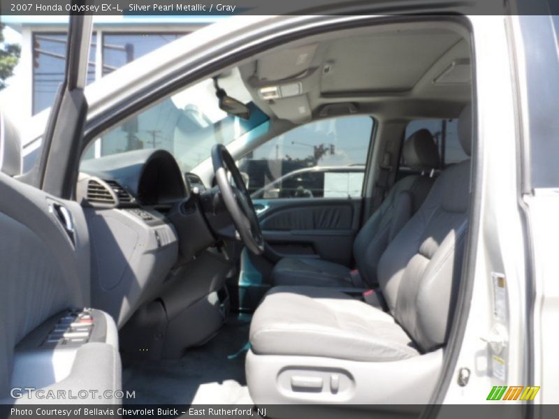 Silver Pearl Metallic / Gray 2007 Honda Odyssey EX-L