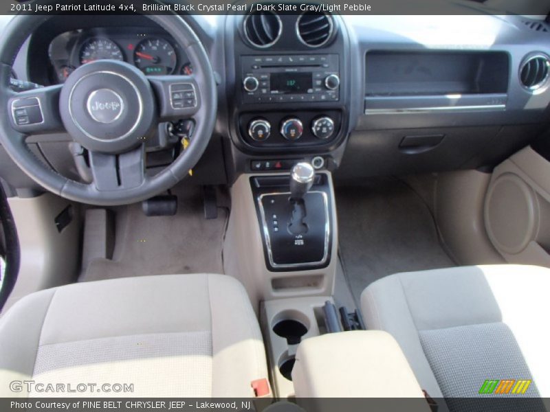 Brilliant Black Crystal Pearl / Dark Slate Gray/Light Pebble 2011 Jeep Patriot Latitude 4x4