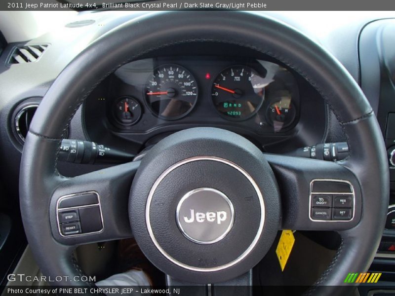 Brilliant Black Crystal Pearl / Dark Slate Gray/Light Pebble 2011 Jeep Patriot Latitude 4x4