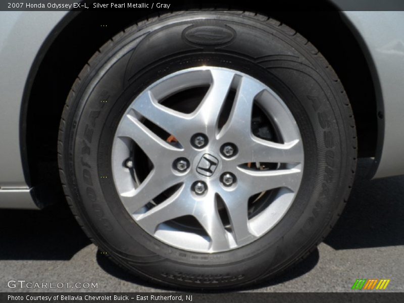 Silver Pearl Metallic / Gray 2007 Honda Odyssey EX-L
