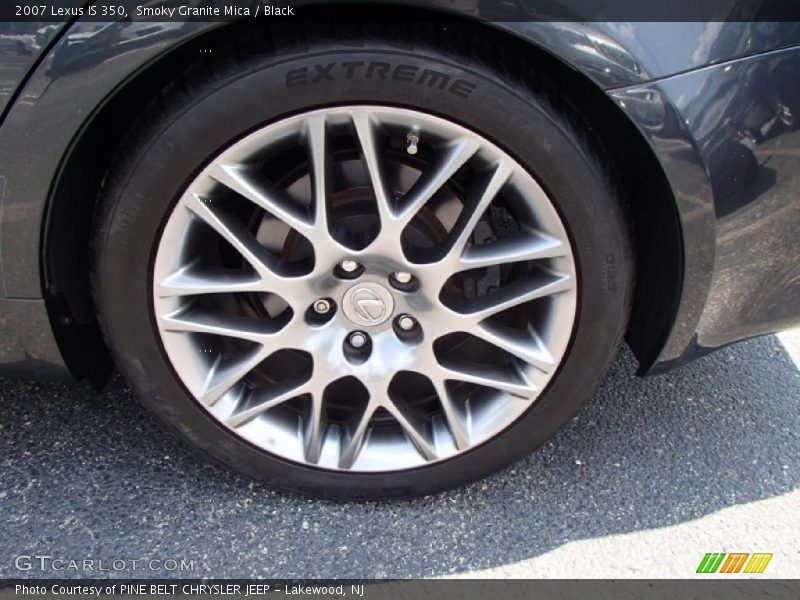 Smoky Granite Mica / Black 2007 Lexus IS 350