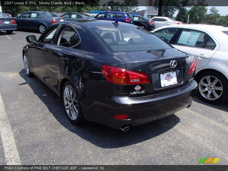 Smoky Granite Mica / Black 2007 Lexus IS 350