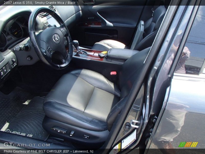 Smoky Granite Mica / Black 2007 Lexus IS 350