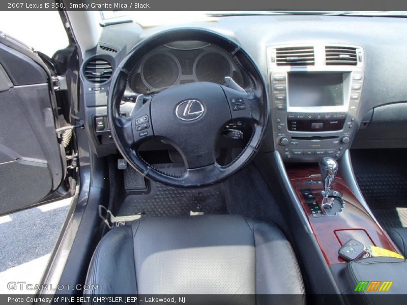 Smoky Granite Mica / Black 2007 Lexus IS 350