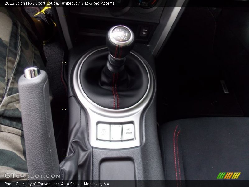 Whiteout / Black/Red Accents 2013 Scion FR-S Sport Coupe