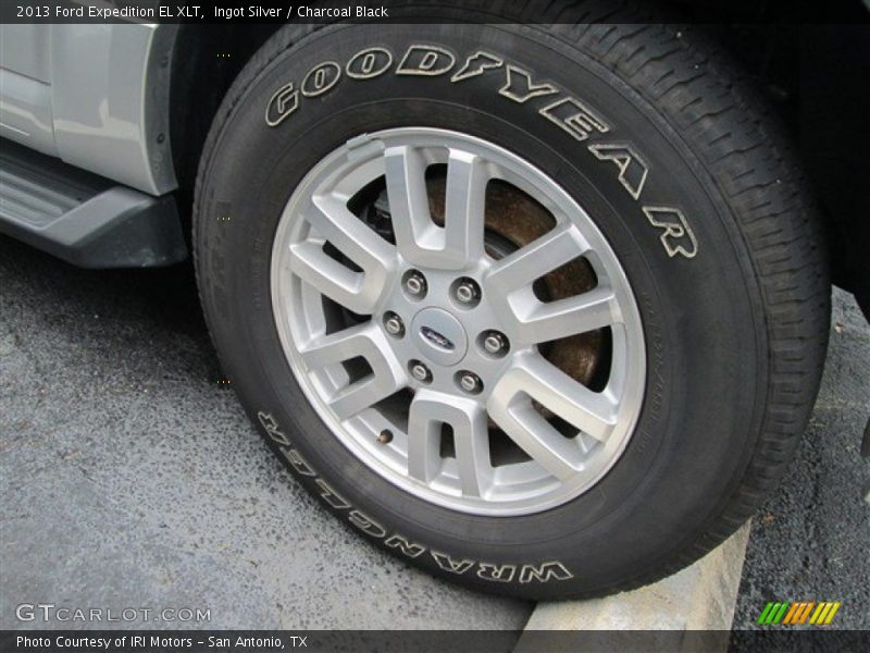 Ingot Silver / Charcoal Black 2013 Ford Expedition EL XLT