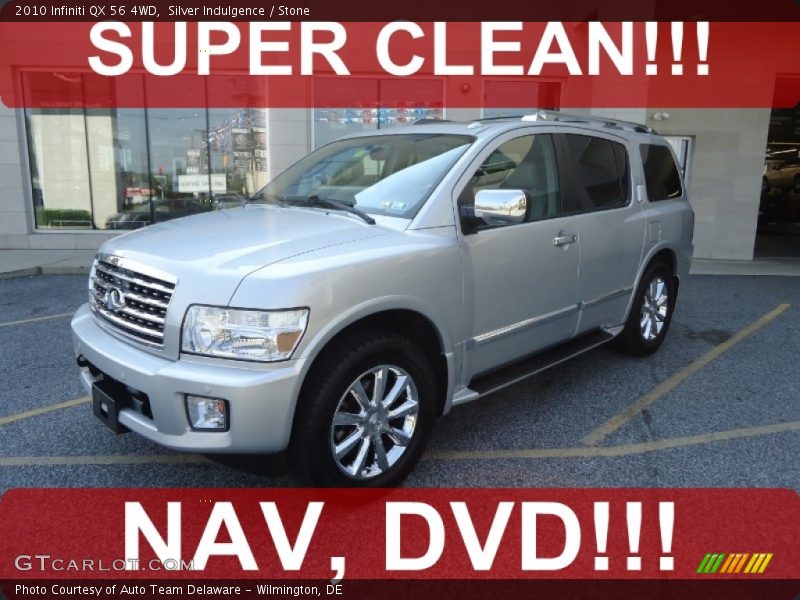 Silver Indulgence / Stone 2010 Infiniti QX 56 4WD