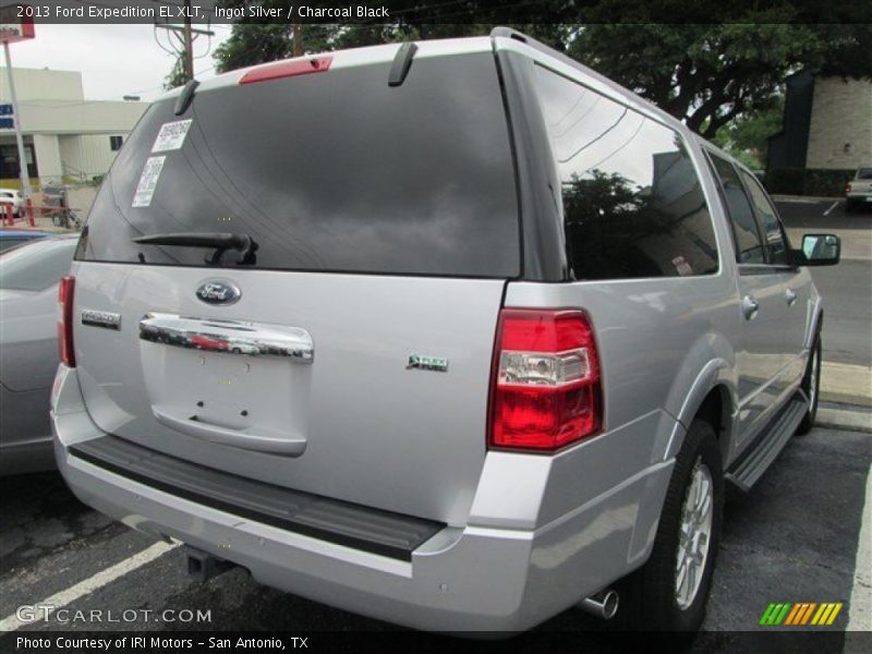 Ingot Silver / Charcoal Black 2013 Ford Expedition EL XLT