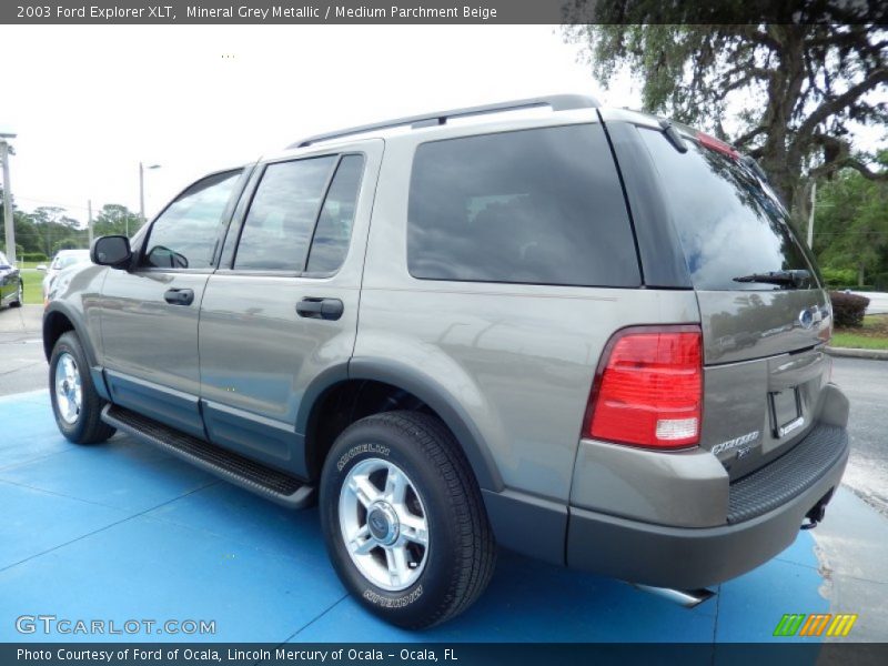 Mineral Grey Metallic / Medium Parchment Beige 2003 Ford Explorer XLT
