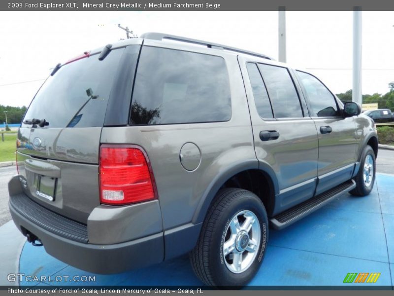 Mineral Grey Metallic / Medium Parchment Beige 2003 Ford Explorer XLT