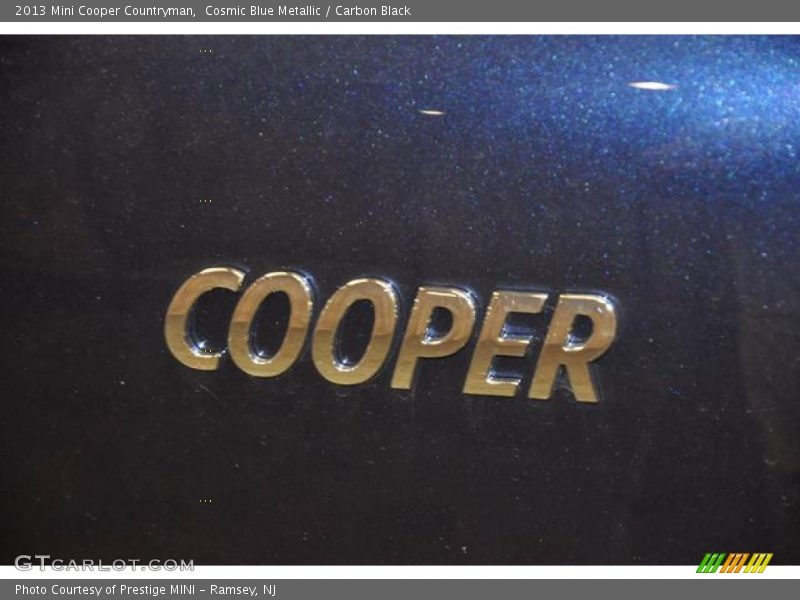Cosmic Blue Metallic / Carbon Black 2013 Mini Cooper Countryman