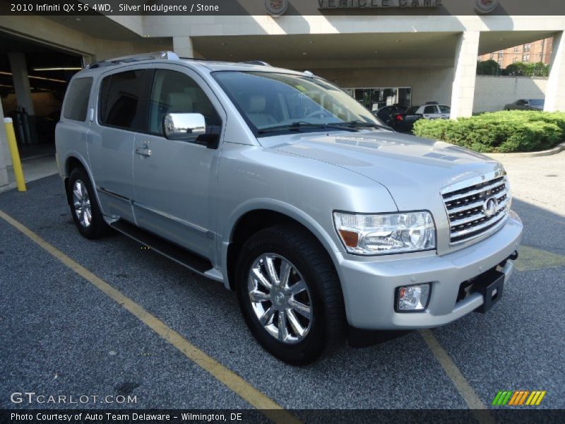 Silver Indulgence / Stone 2010 Infiniti QX 56 4WD