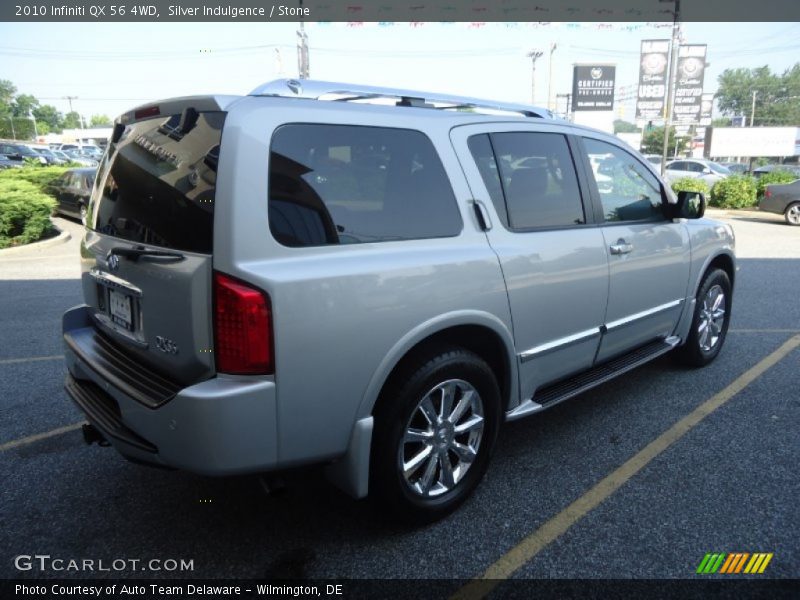 Silver Indulgence / Stone 2010 Infiniti QX 56 4WD