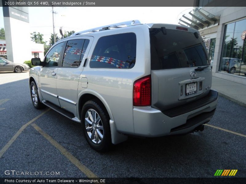 Silver Indulgence / Stone 2010 Infiniti QX 56 4WD