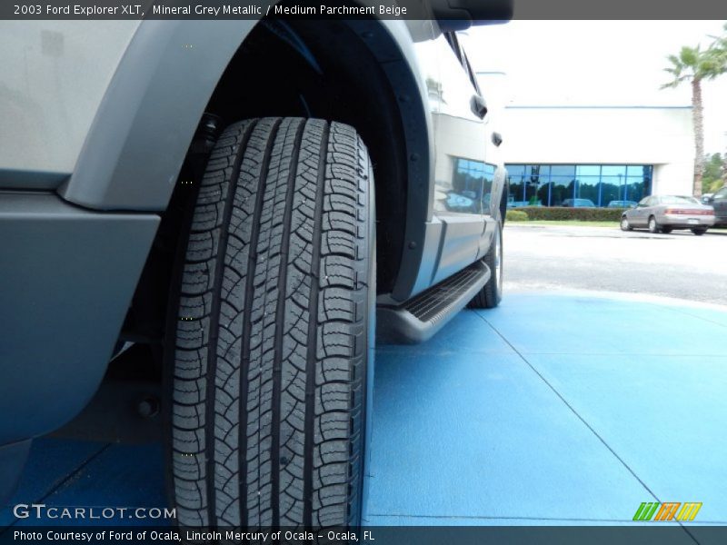 Mineral Grey Metallic / Medium Parchment Beige 2003 Ford Explorer XLT