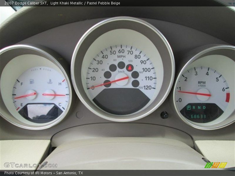 Light Khaki Metallic / Pastel Pebble Beige 2007 Dodge Caliber SXT