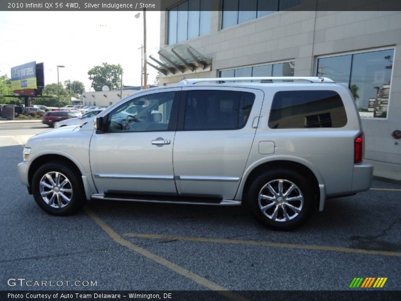 Silver Indulgence / Stone 2010 Infiniti QX 56 4WD